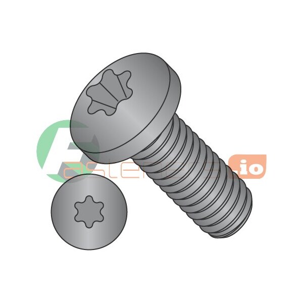 Newport Fasteners #10-24 x 1 in Torx Pan Machine Screw, Black Oxide Steel, 5000 PK 606665 - main